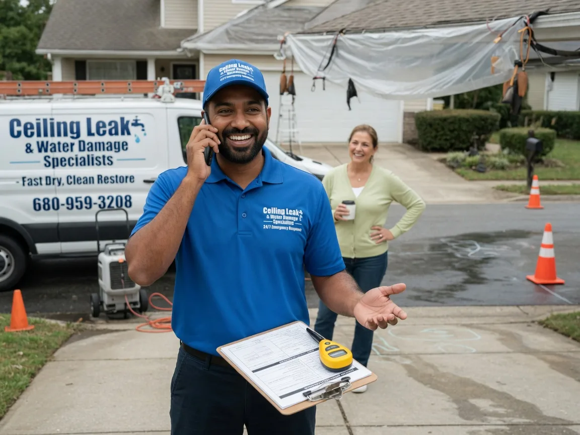 Ceiling Leak Cleanup Andover, IA FAQs